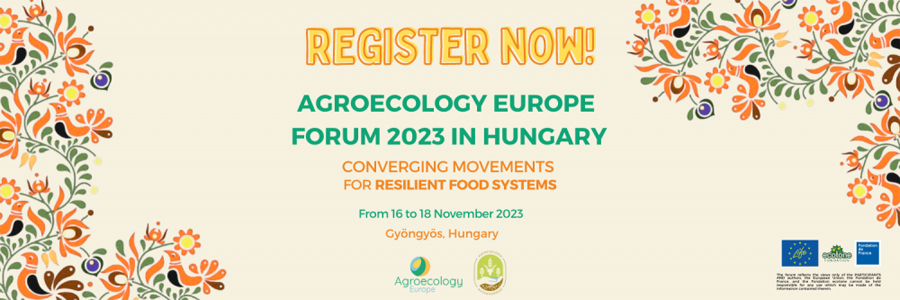AGROECOLOGY EUROPE FORUM 2023 - Banner 1